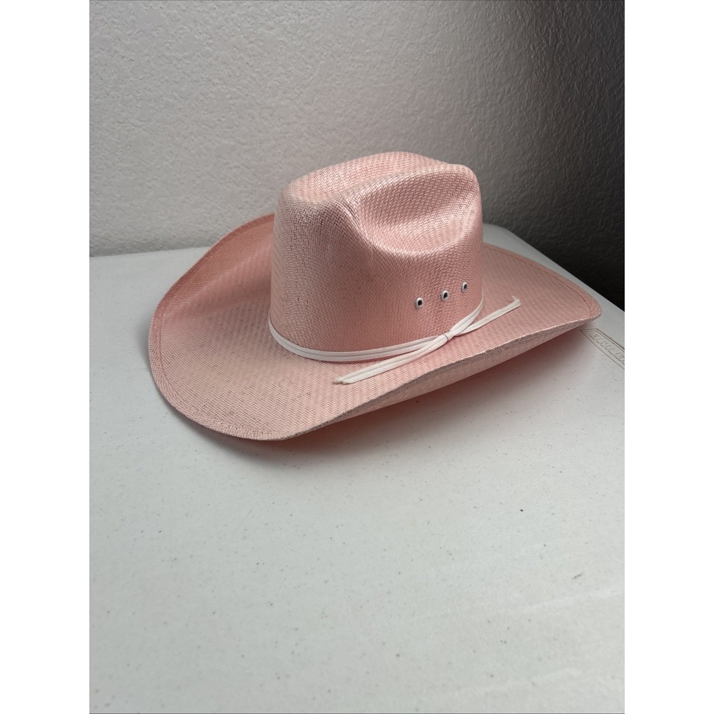 Twister Youth Unisex Western Straw Hat Pink  Cowgirl Rancher Rodeo